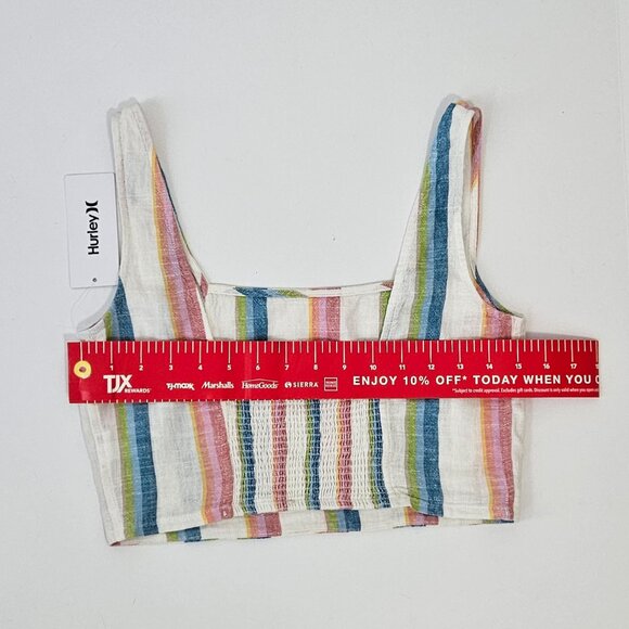 HURLEY Stripe Crop Top - Picture 4 of 6